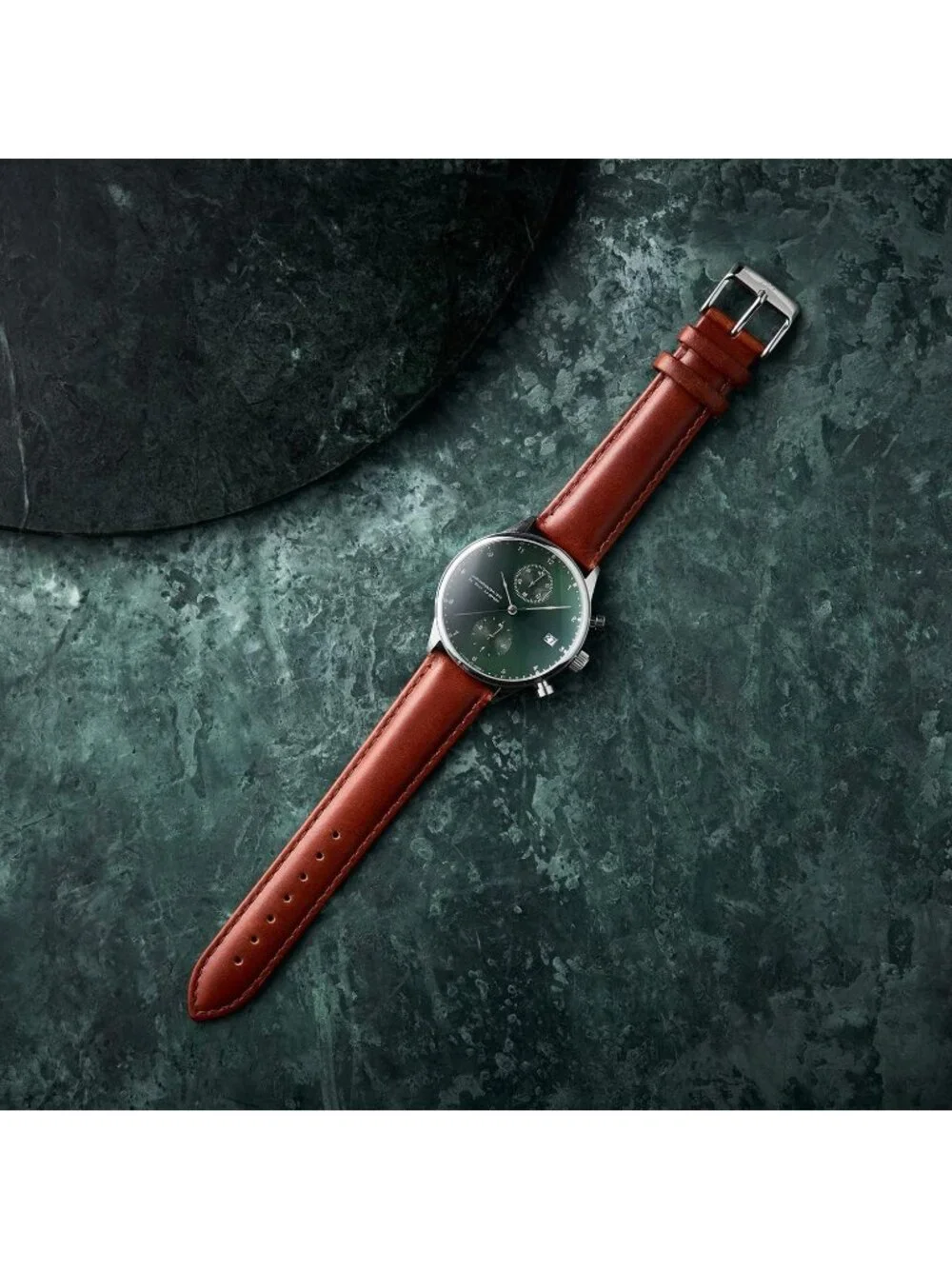 About Vintage 1815 Chronograph Mens Watch Stainless Steel Analog Waterproof